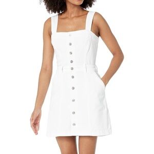 PAIGE Maddy Crisp White Denim Dress